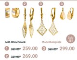 Gold-Ohrschmuck bei GLOBUS im Forchheim Prospekt für 259,00 €