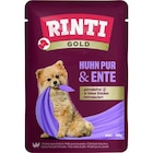 RINTI Gold Huhn Pur & Ente 100 g Angebote von Rinti bei Zookauf Hagen für 0,65 €