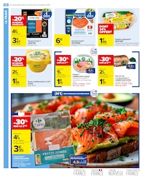 Prix et réduction Pain dans le prospectus Carrefour Market en cours Offre Pain dans le catalogue Carrefour Market du moment à la page 34