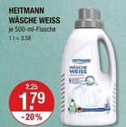 WÄSCHE WEISS von HEITMANN für 1,79 € bei V-Markt im Angebot WÄSCHE WEISS von HEITMANN im aktuellen V-Markt Prospekt
