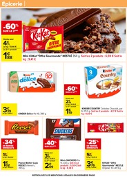 Prix et réduction Kinder dans le prospectus Carrefour en cours Offre Kinder dans le catalogue Carrefour du moment à la page 34