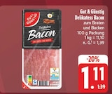 Delikatess Bacon bei EDEKA im Amberg Prospekt für 1,11 €