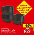 Stapelkorb-Set, 3-teilig von LIVARNO home für 6,99 € bei Lidl im Angebot Stapelkorb-Set, 3-teilig von LIVARNO home im aktuellen Lidl Prospekt