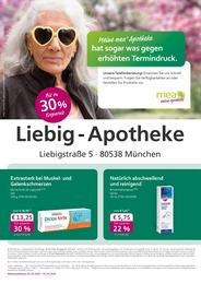Apotheke Prospekt von mea - meine apotheke München mea - meine apotheke Prospekt: "Unsere Oktober-Angebote", 4 Seiten, 01.10.2023 - 31.10.2023