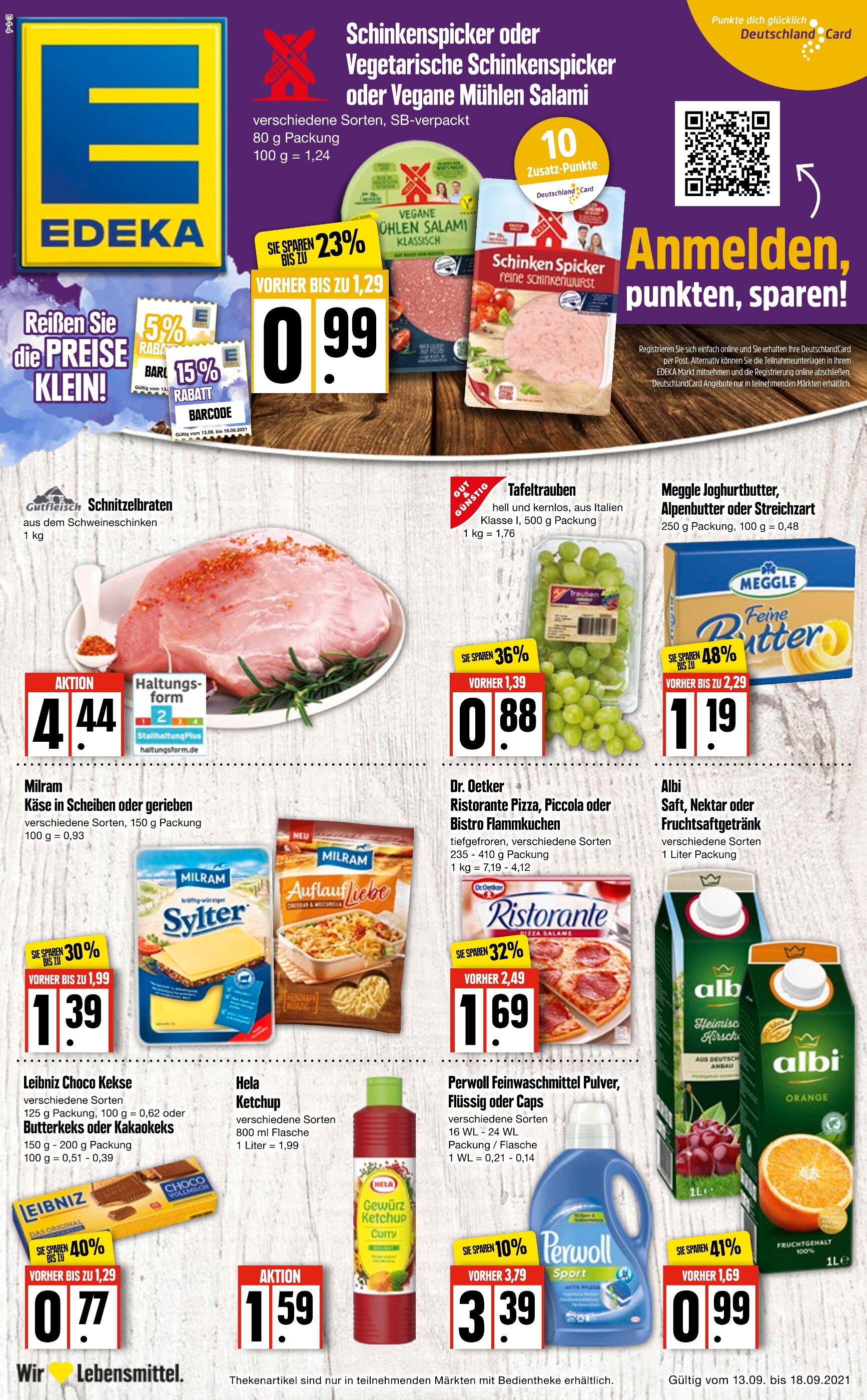 EDEKA Prospekt für Poppendorf mit 20 Seiten EDEKA Prospekt für Poppendorf: "Aktuelle Angebote", 20 Seiten, 13.09.2021 - 18.09.2021