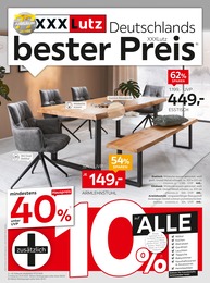 XXXLutz Möbelhäuser Prospekt für Bad Schwalbach mit 42 Seiten XXXLutz Möbelhäuser Prospekt für Bad Schwalbach: Deutschlands bester Preis, 42 Seiten, 03.10.2022 - 16.10.2022