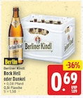 Bock Hell von Berliner Kindl im aktuellen E center Prospekt