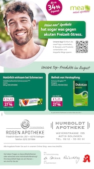 Aktueller mea - meine apotheke Prospekt "Unsere August-Angebote" für Solingen (Klingenstadt) Aktueller mea - meine apotheke Prospekt für Solingen (Klingenstadt) mit Seiten