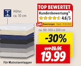 Aktuelles Matratzentopper Angebot bei Lidl in Stuttgart ab 19,99 €