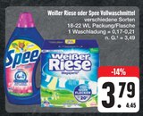 Aktuelles Weißer Riese oder Spee Vollwaschmittel Angebot bei E center in Chemnitz ab 3,79 €