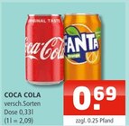 Aktuelles COCA COLA Angebot bei Getränke Oase in Marl ab 0,69 €