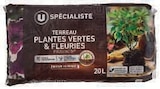Terreau Plantes Vertes & Fleuries - U Spécialiste en promo chez Super U Angers à 3,99 €