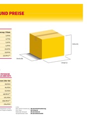 Aktueller DHL Packstation Prospekt mit Reis, "PREISÜBERSICHT", Seite 3