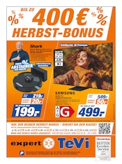 expert TeVi Prospekt der aktuellen Woche, gültig von 24.10.2025 bis 03.11.2025 Aktueller expert TeVi Prospekt "Top Angebote" mit 1 Seite