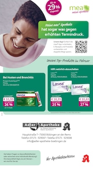 mea - meine apotheke Prospekt der Woche "Unsere Februar-Angebote" Seite 1, 01.02.2026 bis 28.02.2026 für Böbingen Aktueller mea - meine apotheke Prospekt "Unsere Februar-Angebote" Seite 1 von 4 Seiten für Böbingen