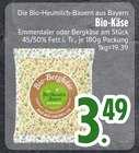 Emmentaler Angebote von Die Bio-Heumilch-Bauern aus Bayern bei EDEKA Ravensburg für 3,49 €