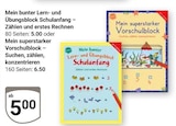Mein bunter Lern- und Übungsblock Schulanfang – Zählen und erstes Rechnen Angebote bei GLOBUS Ludwigshafen für 5,00 €