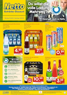 Netto Marken-Discount Prospekt DER ORT, AN DEM DU IMMER AUSGEZEICHNETE PREISE FINDEST. mit 2 Seiten