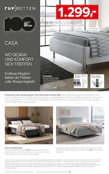 Bett im aktuellen XXXLutz Prospekt (Köln) Bett im XXXLutz Prospekt "Das Beste im Leben" mit 8 Seiten (Köln)