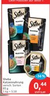Katzennahrung Angebote von Sheba bei budni Buchholz für 0,44 €