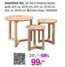 Couchtisch-Set Angebote bei Opti-Wohnwelt Eisenach für 99,00 €