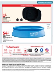 Promos Piscine dans le catalogue "PETIT DÉJ & GOÛTER" de Auchan Supermarché Piscine en promo dans le catalogue Auchan Supermarché à la page 35