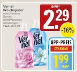 Weichspüler Angebote von Vernel bei WEZ Minden für 1,99 €
