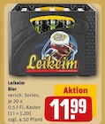 Aktuelle Bier Angebote bei REWE in Heidelberg Aktuelles Leikeim Bier Angebot bei REWE in Heidelberg ab 11,99 €