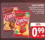 Crunchips Paprika Angebote von Lorenz bei E center Weiden für 0,99 €