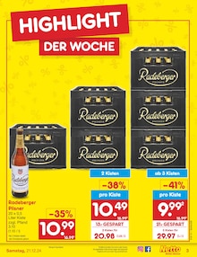 Bier im Netto Marken-Discount Prospekt "Aktuelle Angebote" mit 56 Seiten (Greifswald)