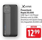 Powerbank Rapid 20.000 im Angebot bei E center in Schwäbisch Gmünd Powerbank Rapid 20.000 Angebote von XLAYER bei E center Schwäbisch Gmünd für 12,99 €