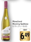 E center Spiesen-Elversberg - Riesling Spätlese Angebot im Prospekt Riesling Spätlese bei E center im Spiesen-Elversberg Prospekt für 6,49 €