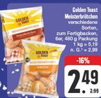 Meisterbrötchen Angebote von Golden Toast bei EDEKA Schweinfurt für 2,49 €