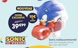 Sonic radiocommandé - SONIC THE HEDGEHOG - La Grande Récré à Agen Sonic radiocommandé - SONIC THE HEDGEHOG en promo chez La Grande Récré Agen à 39,99 €