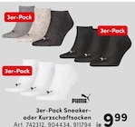 Sneaker- oder Kurzschaftsocken Angebote von Puma bei AWG Kirchheim für 9,99 €