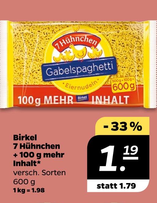 7 Hühnchen + 100 g mehr Inhalt