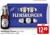 Pilsener im Angebot bei E center in Bad Saulgau Pilsener Angebote von Flensburger bei E center Bad Saulgau für 12,49 €