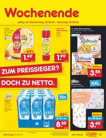 Pizza im Netto Marken-Discount Prospekt "Aktuelle Angebote" mit 50 Seiten (Halle (Saale))