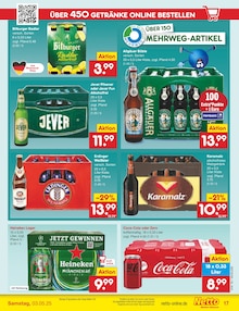 Coca Cola im Netto Marken-Discount Prospekt "Aktuelle Angebote" mit 44 Seiten (Weinheim)