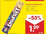Riesenrolle von Smarties für 1,29 € bei Netto Marken-Discount im Angebot Riesenrolle von Smarties im aktuellen Netto Marken-Discount Prospekt