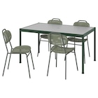 Tisch und 4 Stühle für draußen dunkelgrün/grün Angebote von SEGERÖN / ENSHOLM bei IKEA Delmenhorst für 295,00 €