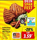 Lidl Essen Prospekt mit Hähnchen-Mini-Steaks im Angebot für 3,59 €