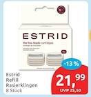 Refill Rasierklingen von Estrid für 21,99 € bei budni im Angebot Refill Rasierklingen von Estrid im aktuellen budni Prospekt