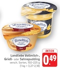 Aktuelles Vollmilch Pudding Vanille Angebot bei E center in Heilbronn ab 0,49 €