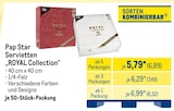 Servietten ROYAL Collection von Pap Star im aktuellen METRO Prospekt
