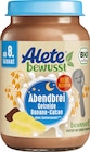 Abendbrei Getreide Banane Kakao ab dem 8.Monat Angebote von Alete bewusst bei dm-drogerie markt Königswinter für 1,25 €