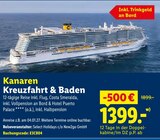 Kanaren Kreuzfahrt & Baden im aktuellen Lidl Prospekt für 1.399,00 €