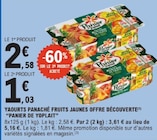Yaourts panaché fruits jaunes offre découverte - PANIER DE YOPLAIT dans le catalogue E.Leclerc