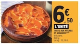 Tarte aux pêches et amandes en promo chez E.Leclerc Tarte aux pêches et amandes dans le catalogue E.Leclerc