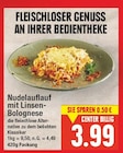 Nudelauflauf mit Linsen-Bolognese im aktuellen E center Prospekt